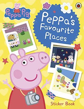 portada Peppa Pig: Peppa's Favourite Places: Sticker Scenes Book (en Inglés)