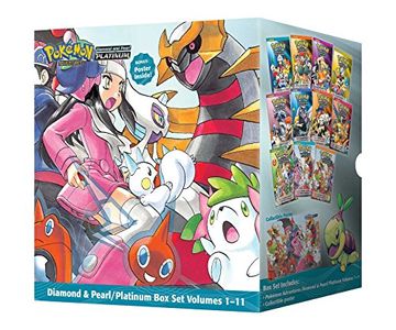 portada Pokemon Adventures Diamond Pearl Platinum gn box Set: Includes Volumes 1-11 (Pokémon Manga box Sets) (en Inglés)
