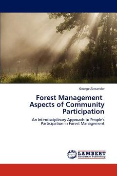 portada forest management aspects of community participation (in English)
