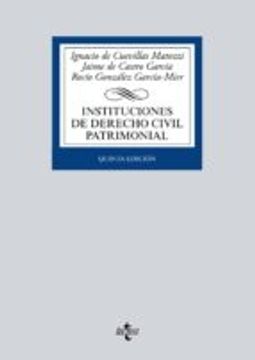 portada INSTITUCIONES DE DERECHO CIVIL PATRIMONIAL (4ª ED.) (En papel)