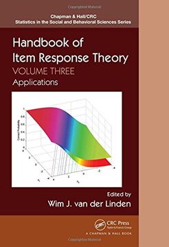 portada Handbook of Item Response Theory: Volume 3: Applications (en Inglés)