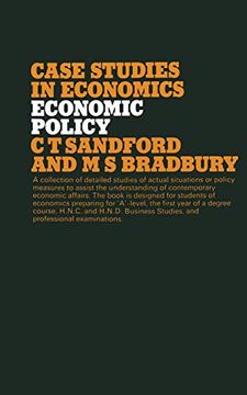 portada Economic Policy (Studies in Economics) (en Inglés)