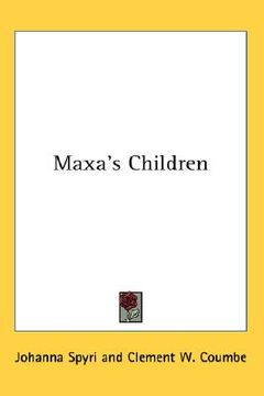 portada maxa's children (en Inglés)