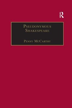 portada Pseudonymous Shakespeare: Rioting Language in the Sidney Circle (in English)