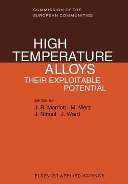 portada High Temperature Alloys: Their Exploitable Potential (en Inglés)