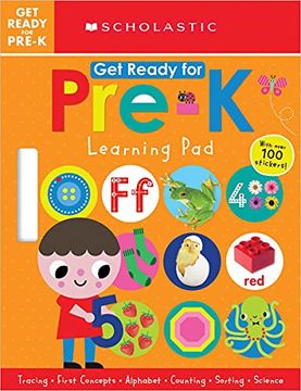 portada Get Ready for Pre-K Learning pad (Scholastic Early Learners) (in English)