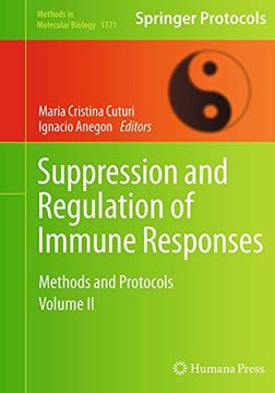 portada Suppression and Regulation of Immune Responses: Methods and Protocols, Volume ii (Methods in Molecular Biology, 1371)