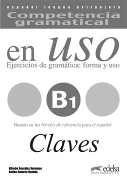 portada Competencia Gramatical en uso b1 - Libro de Claves (Gramática - Jóvenes y Adultos - Competencia Gramatical en uso - Nivel b1)