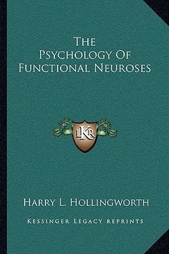 portada the psychology of functional neuroses (en Inglés)