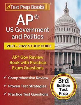 portada Ap us Government and Politics 2021 - 2022 Study Guide: Ap gov Review Book With Practice Exam Questions [3Rd Edition Test Prep] 