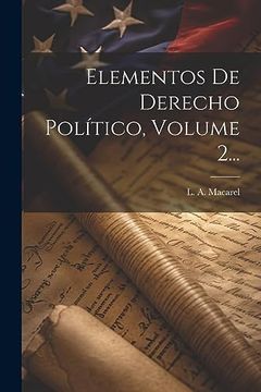 portada Elementos de Derecho Político, Volume 2.