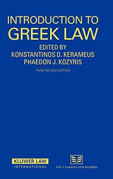 portada Introduction to Greek Law, 3rd Revised Edition (in English)