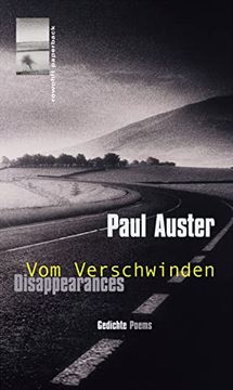 portada Disappearances/Vom Verschwinden: Gedichte/Poems. Zweisprachige Ausgabe (en Alemán)