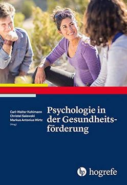 portada Psychologie in der Gesundheitsförderung (in German)