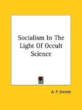 portada socialism in the light of occult science (en Inglés)