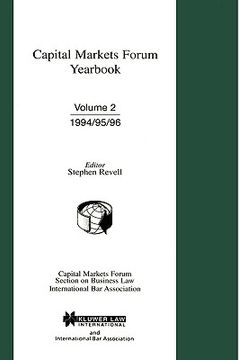 portada capital markets forum yearbook: vol 2 1994 - 1996 (in English)