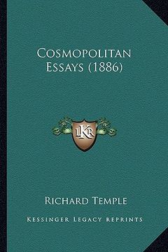 portada cosmopolitan essays (1886)