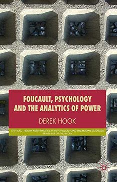 portada Foucault, Psychology and the Analytics of Power (en Inglés)