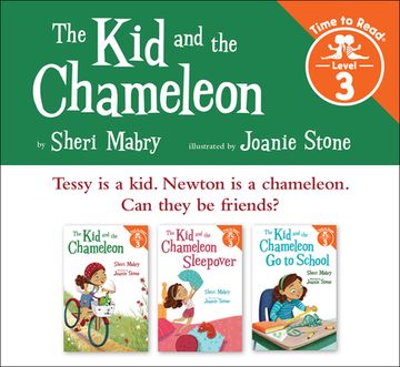portada The kid and the Chameleon set #1 (The kid and the Chameleon: Time to Read, Level 3) (in English)