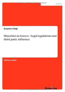portada Minorities in Greece - Legal regulations and third party influence