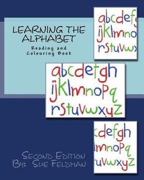 portada Learning the Alphabet: Reading and Colouring Book (en Inglés)
