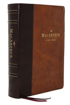 portada Nkjv, Macarthur Study Bible, 2nd Edition, Leathersoft, Brown, Thumb Indexed, Comfort Print: Unleashing God'S Truth one Verse at a Time (en Inglés)