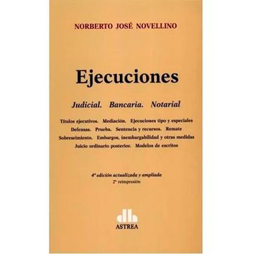 portada Ejecuciones. Judicial, Bancaria Y Notarial (in Spanish)