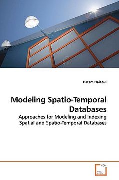 portada modeling spatio-temporal databases (en Inglés)