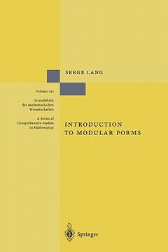 portada introduction to modular forms (en Inglés)