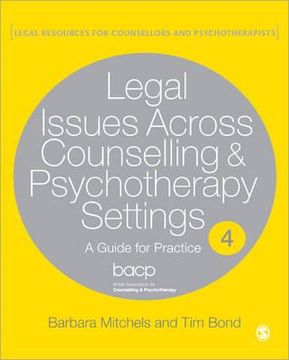 portada Legal Issues Across Counselling & Psychotherapy Settings: A Guide for Practice (in English)