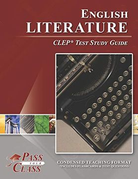 portada English Literature Clep Test Study Guide (en Inglés)