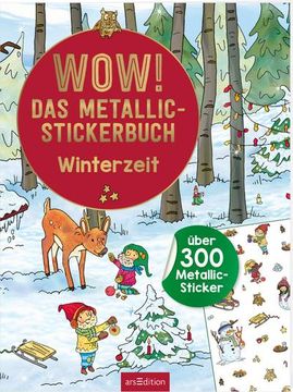 portada Wow! Das Metallic-Stickerbuch - Winterzeit (en Alemán)