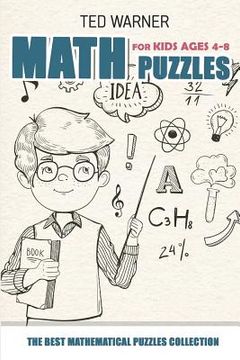 portada Math Puzzles For Kids Ages 4-8: Nanro Puzzles - 200 Math Puzzles with Answers