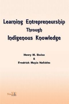 portada learning entrepreneurship through indigenous knowledge (en Inglés)