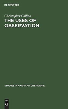 portada The Uses of Observation (Studies in American Literature) (en Inglés)