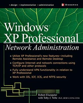 portada Windows xp Professional Network Administration (en Inglés)