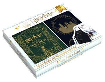 portada Harry Potter Gift set Edition Christmas Cookbook and Apron: Plus Exclusive Apron (en Inglés)