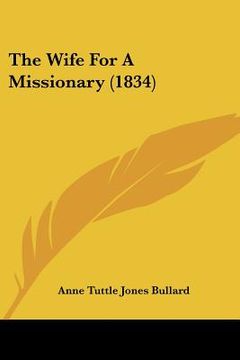 portada the wife for a missionary (1834) (in English)