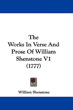 portada the works in verse and prose of william shenstone v1 (1777) (en Inglés)