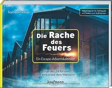portada Die Rache des Feuers - ein Escape-Adventskalender Folge den 24 Rätseln und Entkomme dem Wahnsinn (in German)