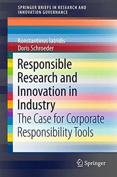 portada Responsible Research and Innovation in Industry: The Case for Corporate Responsibility Tools (Springerbriefs in Research and Innovation Governance) (en Inglés)