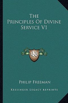 portada the principles of divine service v1 (in English)
