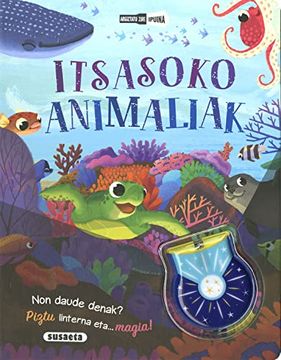 portada Itsasoko Animaliak (Argiztatu Zure Ipuina) (in Basque)