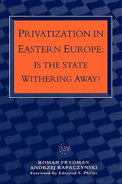portada privatization in eastern europe: is the state withering away?