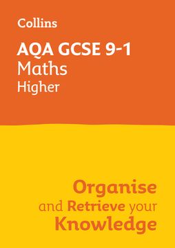portada Collins GCSE Maths 9-1: Aqa GCSE 9-1 Maths Higher: Organise and Retrieve Your Knowledge (en Inglés)