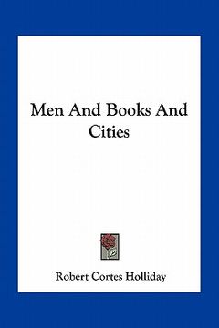 portada men and books and cities (in English)