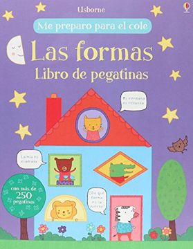 portada Las Formas Libro de Pegatinas me Preparo Para el Cole (in Spanish)