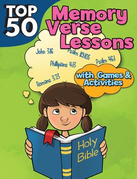 portada Top 50 Memory Verse Lessons with Games & Activities (en Inglés)