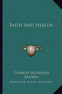 portada faith and health (en Inglés)