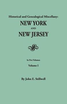 portada historical and genealogical miscellany: new york and new jersey. in five volumes. volume i (en Inglés)